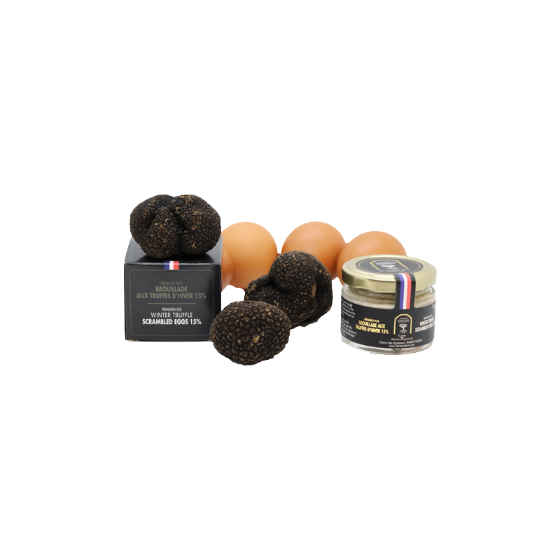 brouillade omelette truffe noire spécialité truffée de provence vaucluse