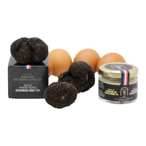 brouillade omelette truffe noire spécialité truffée de provence vaucluse